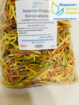 Karışık sebzeli erişte (1kg)